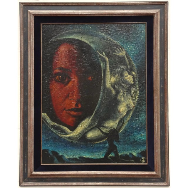 Robert Bergmans, 1970s, Oil on Panel, Framed For Sale - Image 8 of 8