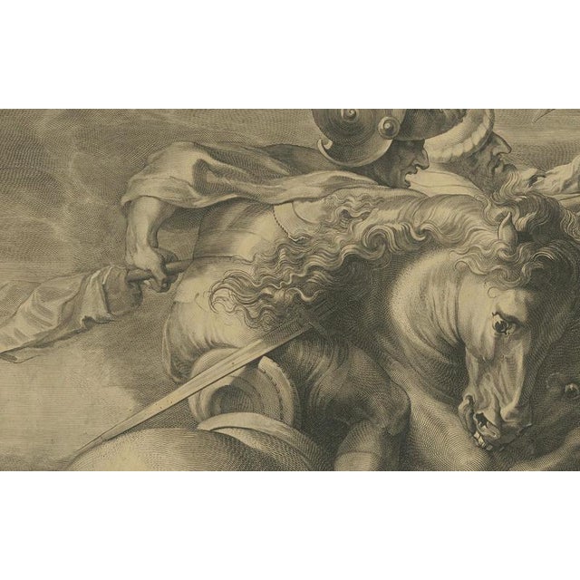 Black Leonardo Da Vinci, Battle of Anghiari, 1660, Paper For Sale - Image 8 of 10