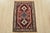 Cabin Yalameh Rug 1’9” X 2’8” Red Wool Vintage Tribal Hand-Knotted Oriental Carpet For Sale - Image 3 of 8