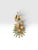 Vintage Italian Tole Floral Table Lamp – Hand-Painted Metal Flowers & Foliage For Sale - Image 4 of 10