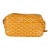 Yellow Goyardine Canvas Sac Cap Vert PM For Sale