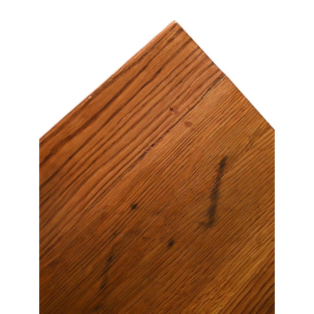 Scandinavian Jugendstil Oak Flower Stand, 1890s For Sale - Image 5 of 11