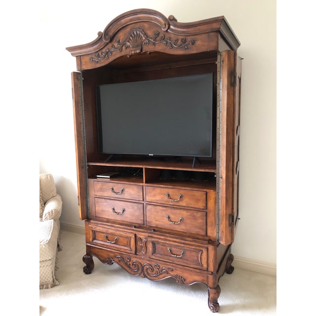 Hekman Entertainment Center Armoire Chairish