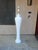 Late 20th Century Vintage Textured Plaster Floor Lamp With Tassel Detail – Coastal Transitional Style For Sale - Image 5 of 8