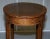 Victorian Sheraton Inlaid Oval Side Table in Walnut For Sale - Image 14 of 18