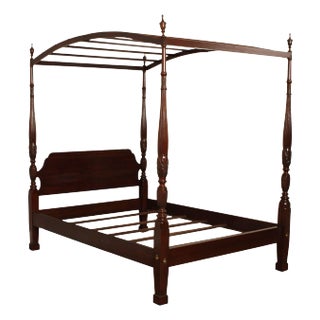 Ethan Allen 'Georgian Court' Queen-Size Canopy Rice Bed For Sale