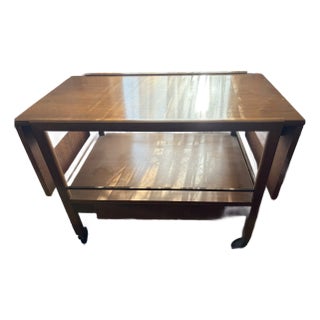 Mid Century Modern Parallel by Drexel Buffet/Bar Cart For Sale