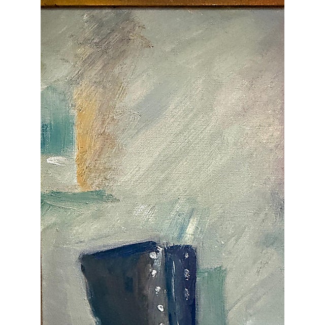 Mid 20th Century 1963 Oil Painting on Board of a Pair of Boots Signed Unger For Sale - Image 5 of 9