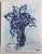 Abstract Abstract Impressionist Floral Still Life Original Painting Blue Tulips by Cleo Plowden For Sale - Image 3 of 3