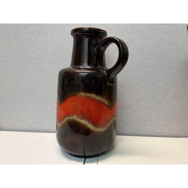 Vintage Fat Lava Model 408-40 Floor Vase from Scheurich, 1970s For Sale - Image 5 of 18