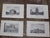 This set of nine (9) antique 19th century copperplate engravings depict early 19th century architectural views in the city...