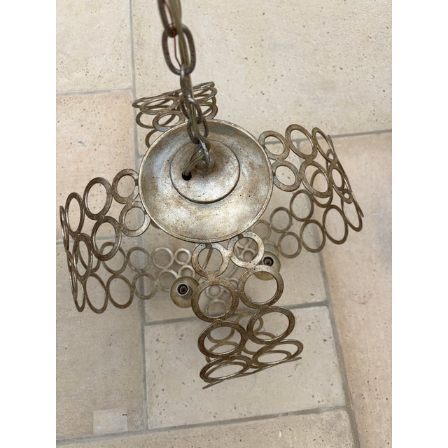 Currey & Company Currey & Co. Tartufo Silver Orb Chandeleir For Sale - Image 4 of 6