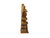 Tlinget Totem Pole Pacific Northwest Eagle Bear W Fish Hand Carved Cedar 17.75" For Sale - Image 4 of 13