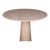 Le Cou Travertine Round Dining Table 40" For Sale