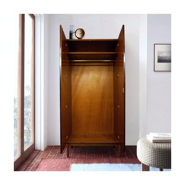 1970s Vintage Polish Wardrobe with Op Art Motif, 1970s For Sale - Image 5 of 7