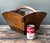 Vintage Hand Made Wooden Basket For Sale - Image 10 of 12