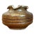 Vintage Original Studio Pottery Ruffle Vase For Sale