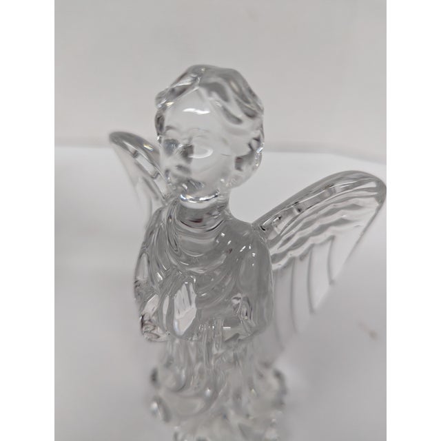 Late 20th Century Waterford Crystal Guardian Angel Chairish