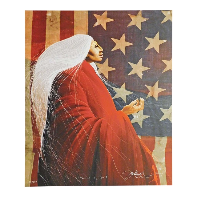 Frank Howell "Touched by Spirit" Serigraph on Paper Hand Signed by Dan Howell For Sale