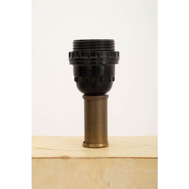 Mid 20th Century Jean-Michel Frank Style Goatskin Table Lamp For Sale - Image 5 of 10