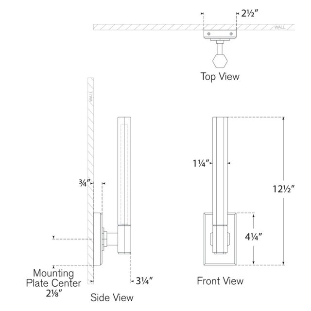 Visual Comfort Chapman & Myers for Visual Comfort Signature Hawthorne 13" Single Bath Light in Antique-Burnished Brass with White Glass For Sale - Image 4 of 6