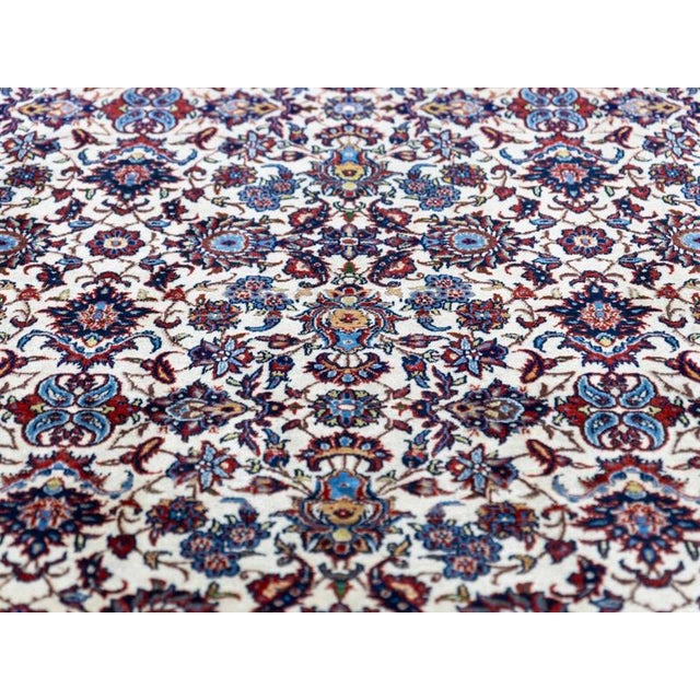 Historical Hand-Knotted Isfahan Najafabad Rug For Sale - Image 9 of 18
