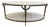 Bernhardt Morello Faux Marble & Steel Cocktail Table For Sale