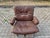 Mid-Century Modern Wing Wingback Brown Leather Lounge Chair by Harald Relling for Westnofa, 1970s For Sale - Image 3 of 16