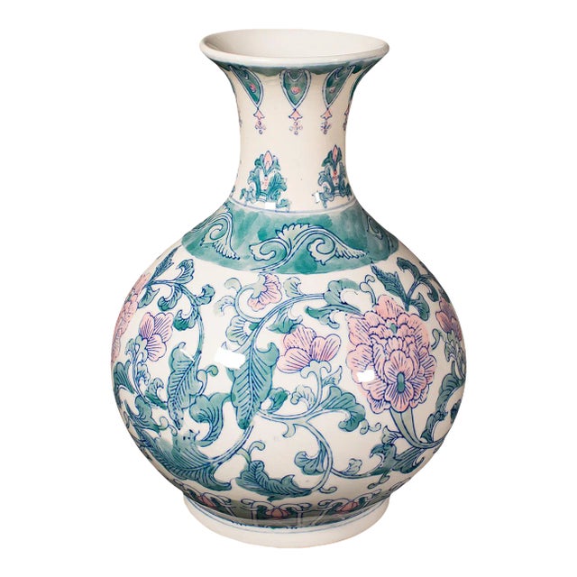 1970s Large Vintage Ceramic Baluster Vase For Sale