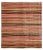 Textile Mid 20th Century Decorative Turkish Vintage Striped Kilim For Sale - Image 7 of 7