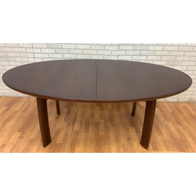 Mid Century Modern Skovby Rosewood Oval Dining Table For Sale - Image 10 of 10
