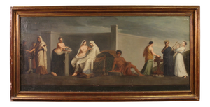 French Artist, The Aldobrandini Wedding, 1850, Oil on Canvas, Framed