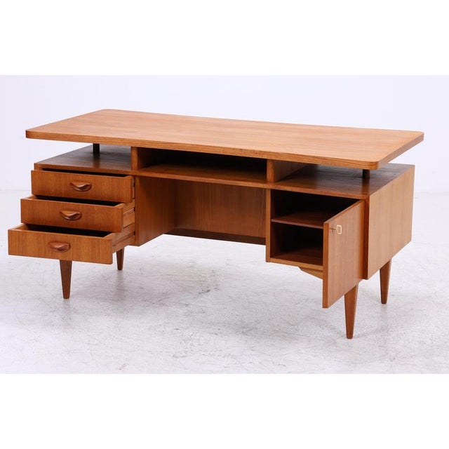 Mid-Century Danish Desk, 1960s For Sale - Image 6 of 18
