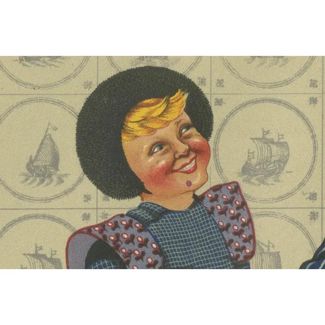 Joyful Children's Round Dance in Spakenburg Costume, 1932, Paper For Sale - Image 6 of 10