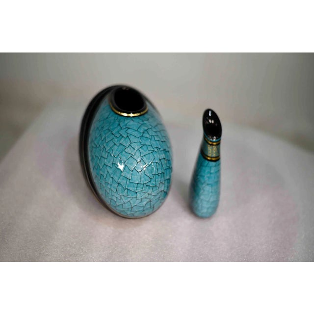 Contemporary Art Deco Revival Decorative Vase and Vessel For Sale In Chicago - Image 6 of 13