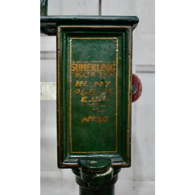 Black Antique Sack Scales from Sumerling, 1900s For Sale - Image 8 of 13