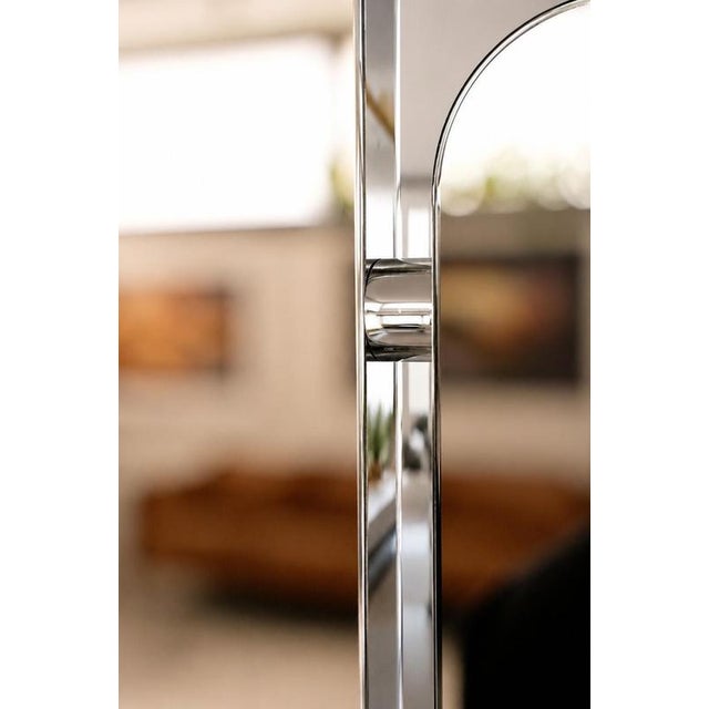 Groove Silver Median Modular Wall Mirror by GTG Design Couture For Sale - Image 10 of 11