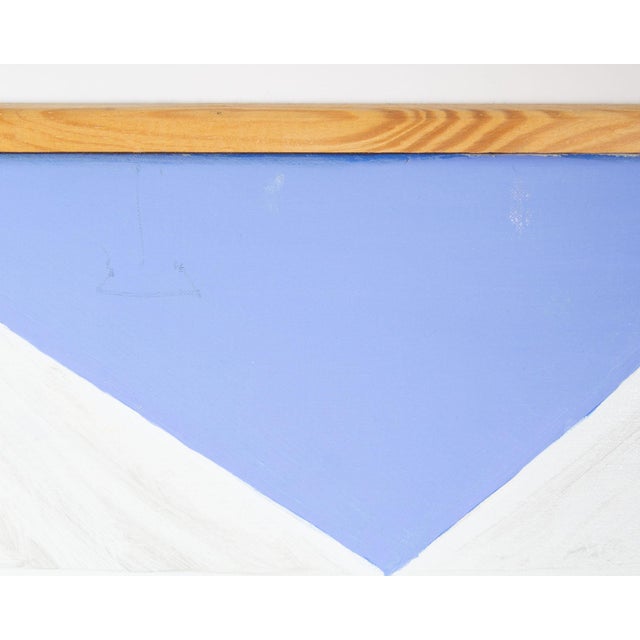 Green Oil on Canvas Painting Signed by Dr. Bernard Widen For Sale - Image 8 of 9