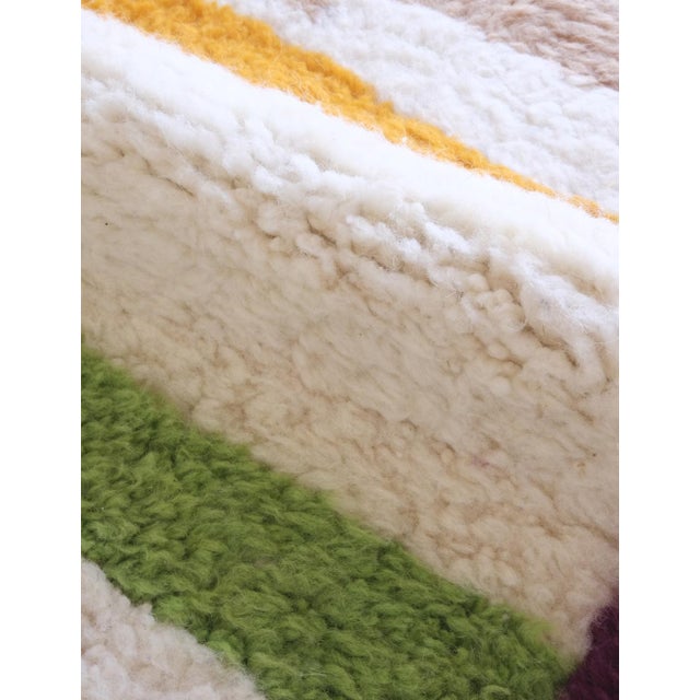 Mid-Century Modern Moroccan Modern Wool Rug - 10 X 8.3 Ft For Sale - Image 3 of 8