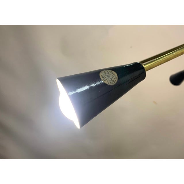 1950s Sputnik Hanging Lamp from Stilnovo, 1950s For Sale - Image 5 of 11