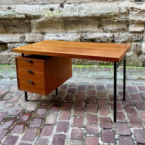 Drawer Desk by Jacques Hitier for Charron For Sale - Image 4 of 6