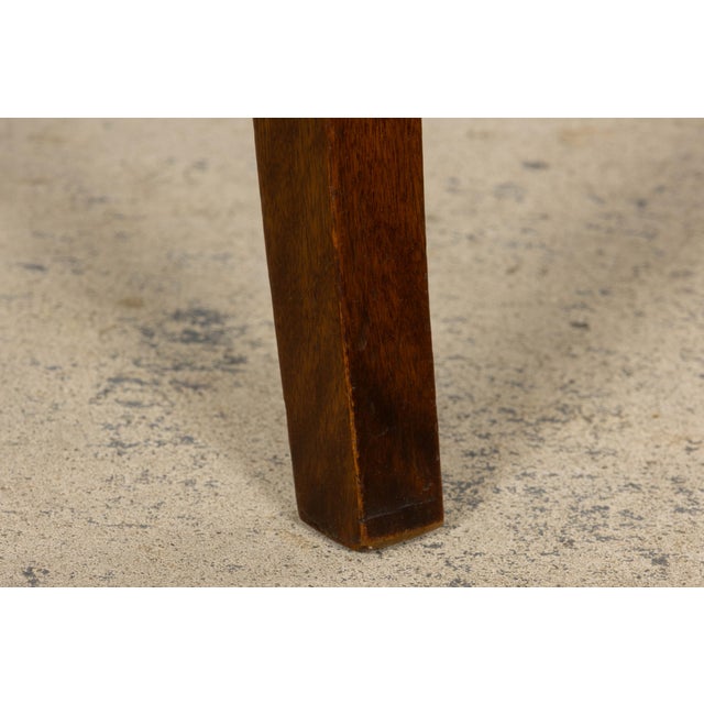 Set of Six Early 20th Century French Empire Mahogany Gondola Dining Chairs For Sale - Image 14 of 17