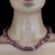 2020s Ajd 23.5 Inch Elegant Raspberry Red Rhodonite Necklace For Sale - Image 5 of 5