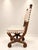 19th Century Antique Renaissance High Chairs in Carved Walnut, 1800s, Set of 4 For Sale - Image 5 of 8
