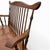 Vintage Wooden Bench – Spindle Back Bench, Classic Farmhouse Style, Elegant Seating, Rustic Home Furniture For Sale - Image 4 of 17
