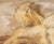 Large oil painting on canvas by Evelyne Luez, depicting a man and a woman lying down. 20th-century oil painting on canvas,...