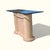 1980s Postmodern Tessellated Stone and Glass Console Table, 1980s, Marble For Sale - Image 5 of 18