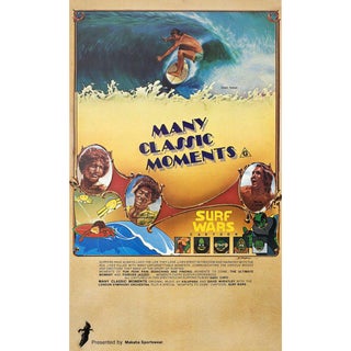 Many Classic Moments / Surf Wars Cartoon 1978 U.S. Mini Film Poster For Sale