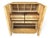Gold 1970s Double Door Burl Wood Armoire Wardrobe in a Manner of Milo Baughman For Sale - Image 8 of 13