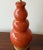 Mid-Century Modern Vintage Festoni Italian-Style Ceramic Gourd Lamps in Paprika Glaze - a Pair For Sale - Image 3 of 5